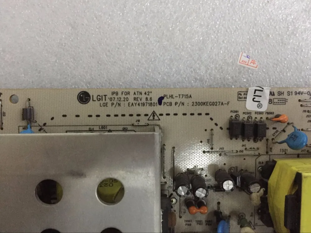 SZYLIJ Бесплатная доставка 42LG60FR TA плата источника питания PLHL T715A EAY41971801 2300KEG027A F