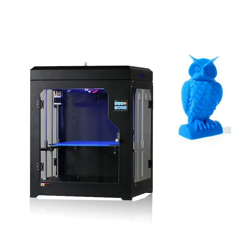 3D принтер Независимый двойной экструдер полностью закрытый металлический