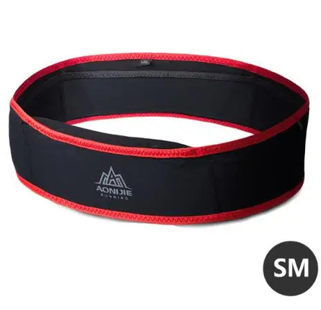 RED SM AONIJIE тонкий пояс для бега, сумка для бега, поясная сумка для путешествий, для денег, марафона, тренажерного зала, тренировки, фитнеса, 6,9, держатель для мобильного телефона W938 - Цвет: RED SM