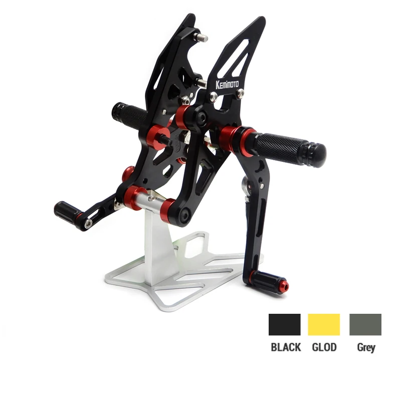 Мотоцикл частей для Yamaha MT 07 MT07 ЧПУ регулируемый задний комплект Rearsets Подножка YAMAHA