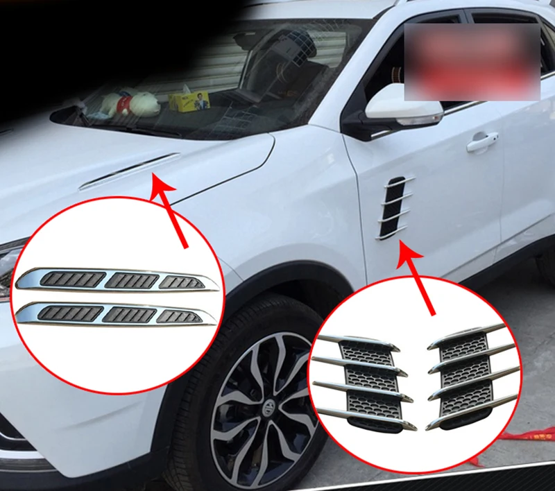 2 шт. ABS для MG GS 2015 2017 360 ZS имитация акулы решетки кузова автомобиля боковой
