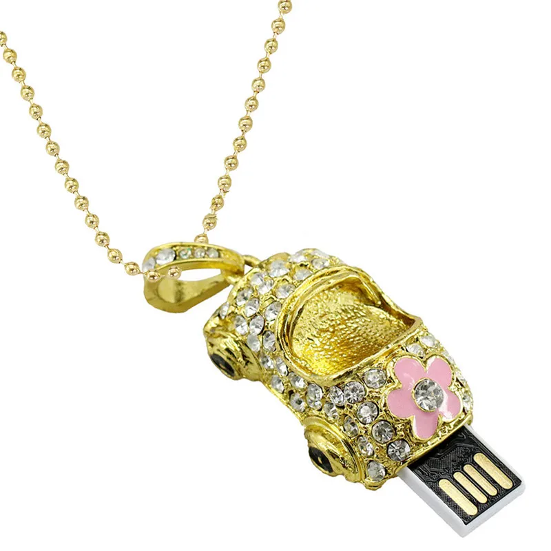 Хрустальные спортивные автомобильные USB флэш-накопители мини металлический