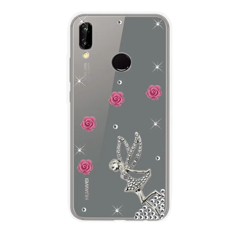 Для huawei P20 lite чехол angel clear Coque задняя крышка для Honor 8X 8C huawei P30 pro P Smart Z plus Nova 4 3 2 чехол для телефона
