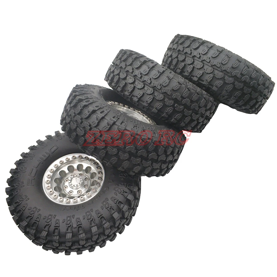 Колеса из металла 1 9 " 4 шт. металлические диски Beadlock Wheel + RC4WD 114 мм шины для