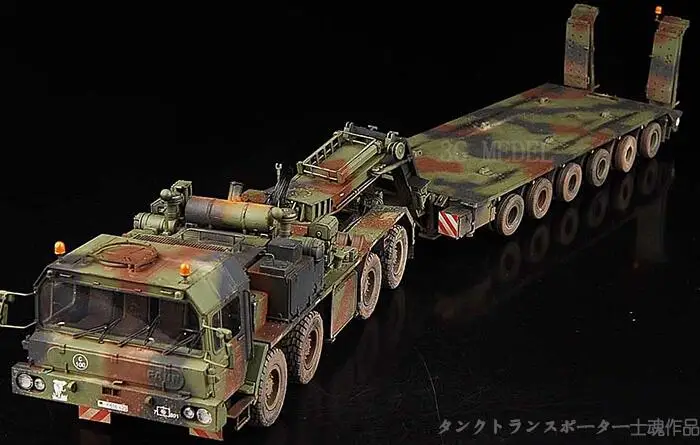 1/35scale Hobby KingTair Military assembly Modern German 56-ton elephant tank transporter tractor trailer truc compatible Tamiya | Игрушки и