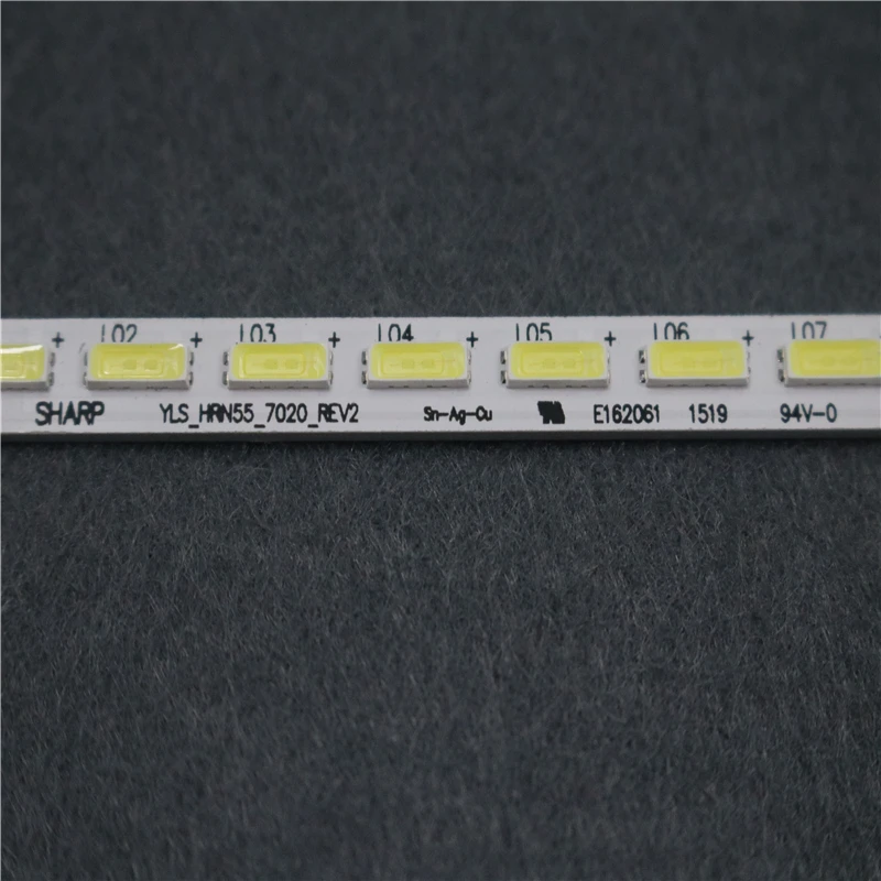 597mm LED Backlight strip 64 Lamp For Sony Sharp KD-55X8500D YLS_HRN55_7020_REV2 YLS_HRN55_7020_V1.5 E162061 55 inch LCD TV | Компьютеры и