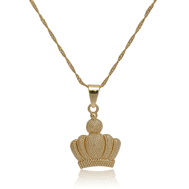 Fani императорская корона винтажные круглые серьги ожерелье подвеска для вечерние