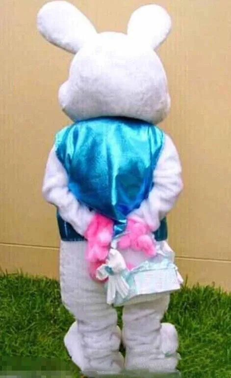 

PROFESSIONAL EASTER BUNNY MASCOT COSTUME Rabbit Hare Adult Fancy Dress Cartoon Suit
