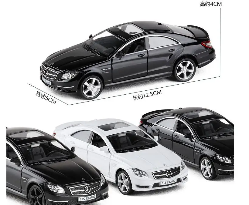 Модель автомобиля CLS63 из сплава модель с двойной дверью Игрушечная машина