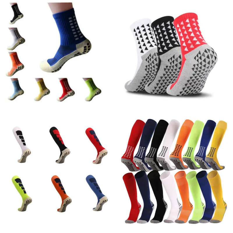 

New 2019 Anti-Slip Breathable Men Summer Running Cotton and Rubber Socks Football Socks High Quality Men Men Women long sock