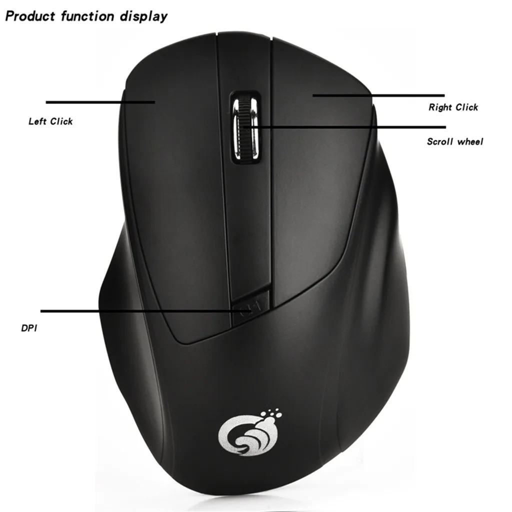 Носимые устройства GINWFEIY W11 2,4 ГГц USB Беспроводная беззвучная мышь Эргономичный дизайн оптическая беззвучная мышка дропшиппинг