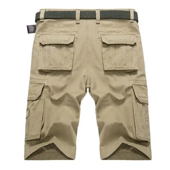 Мужские летние армейские карго рабочие Короткие повседневные хлопковые Бермуды