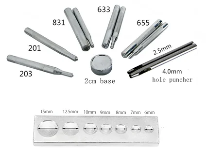 12PCS B 13 шт. металлические застежки установка набор инструментов для Изделия из кожи ручной перфоратор набор инструментов для 4-часть кнопки/5-когти пряжки T-001 - Цвет: 12PCS B