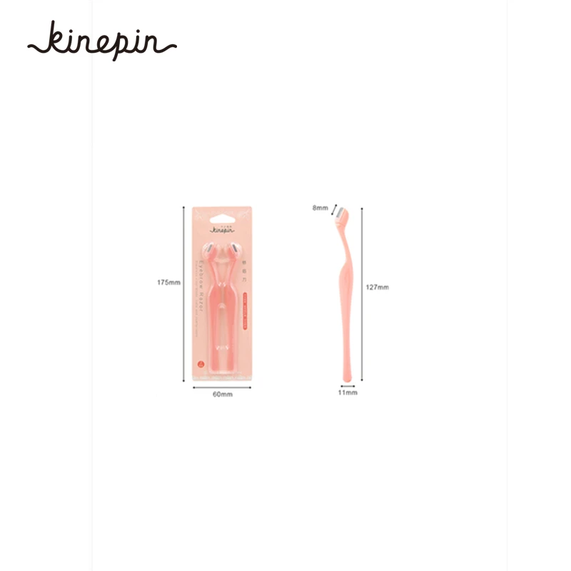 2 шт. Мини бровей Триммер безопасный бритвенные станки небольшой размер лезвия