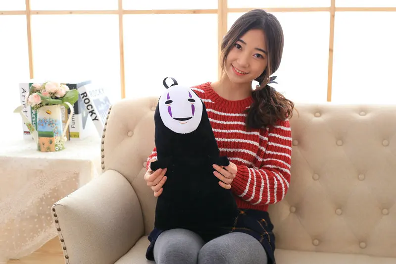 1 шт. 40/60 см Studio Ghibli Унесенные призраками Kaonashi без лица безликих Косплей плюшевые игрушки
