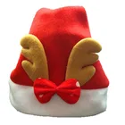 1 шт. креативные рождественские шапки Санта-Клауса, шапки с красным оленем для взрослых и детей, Рождественский Декор, новогодние подарки, товары для домашней вечеринки