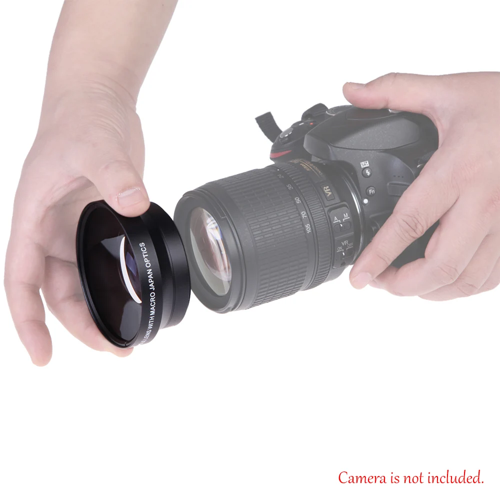 Цифровой супер широкоугольный объектив 67 мм высокой четкости 0 43x для Canon Rebel T5i T4i
