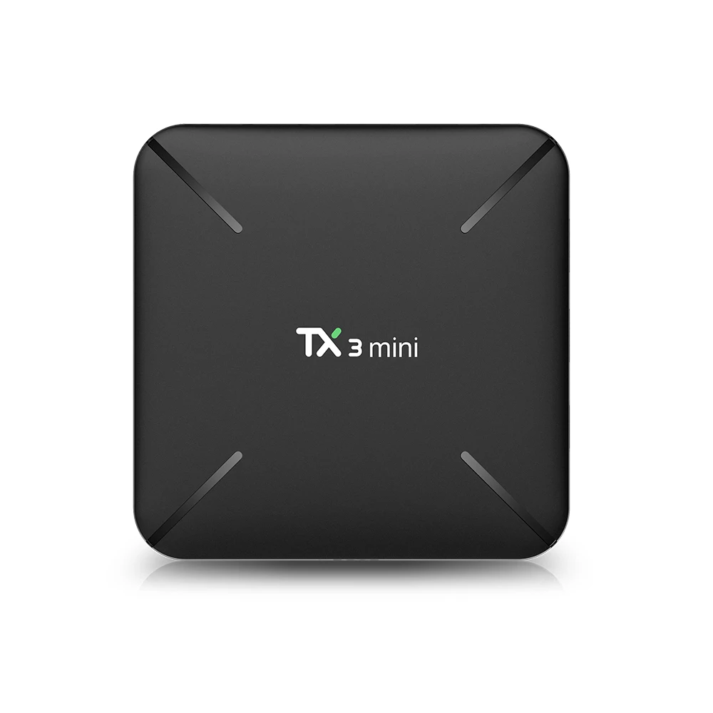 2018 Новинка TX3 Мини ТВ приставка Android 7 1 2 Гб ОЗУ 16 ПЗУ четырехъядерный медиаплеер