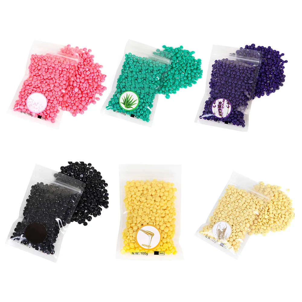 100 г Депиляционные бусины для красоты тела Женская депиляция воском горячая