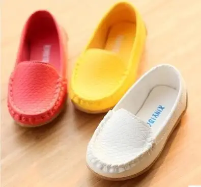 Обувь для девочек новинка 2016 года детская обувь маленькие кожаные мокасины