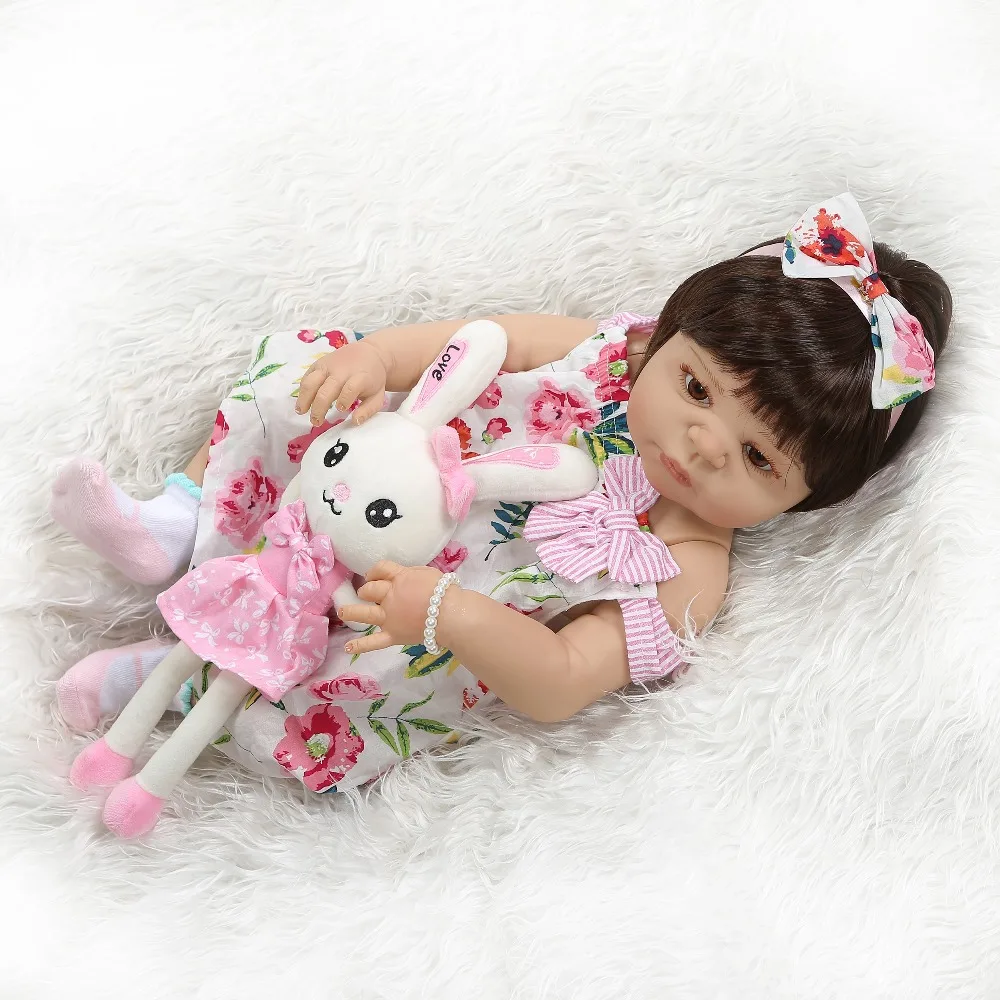 Силиконовая кукла-младенец NPKCOLLECTION 56 см 0-3 м | Игрушки и хобби