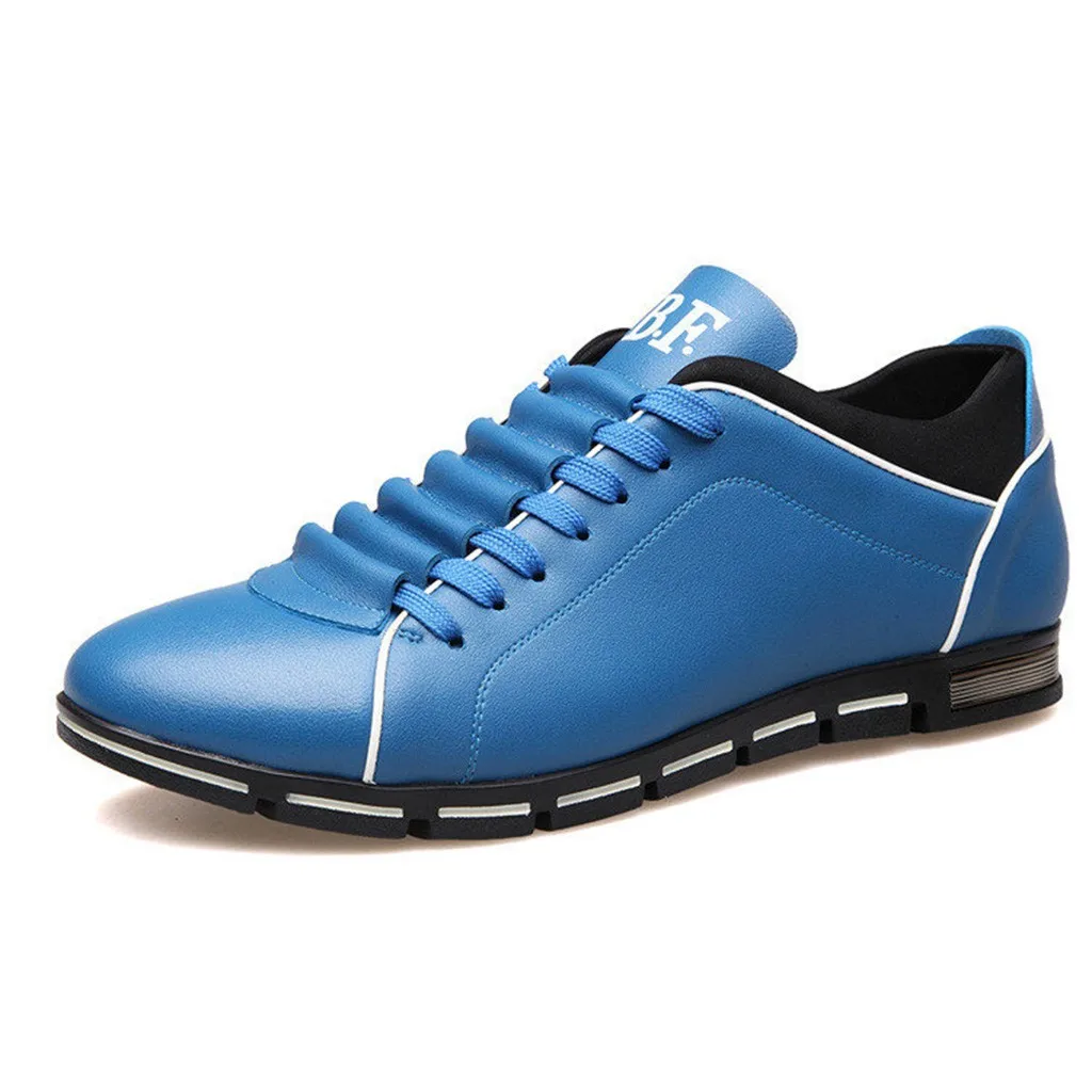 New Big Size 38-48 Men Shoes Leather Summer Round Toe Casual Fashion For Men's Flat | Обувь