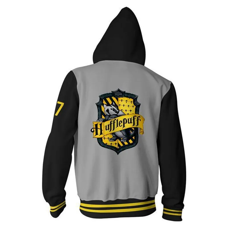 Хогвартс Школа Гермионы Косплей Костюм Гриффиндор Слизерин Hufflepuff Ravenclaw толстовки, свитшоты, куртки, пальто для мужчин и женщин
