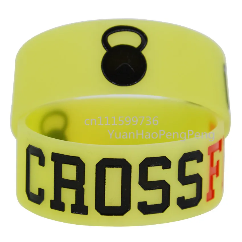 Широкий браслет Crossfit 1 &quot 25 шт./лот светится в темноте | Украшения и аксессуары