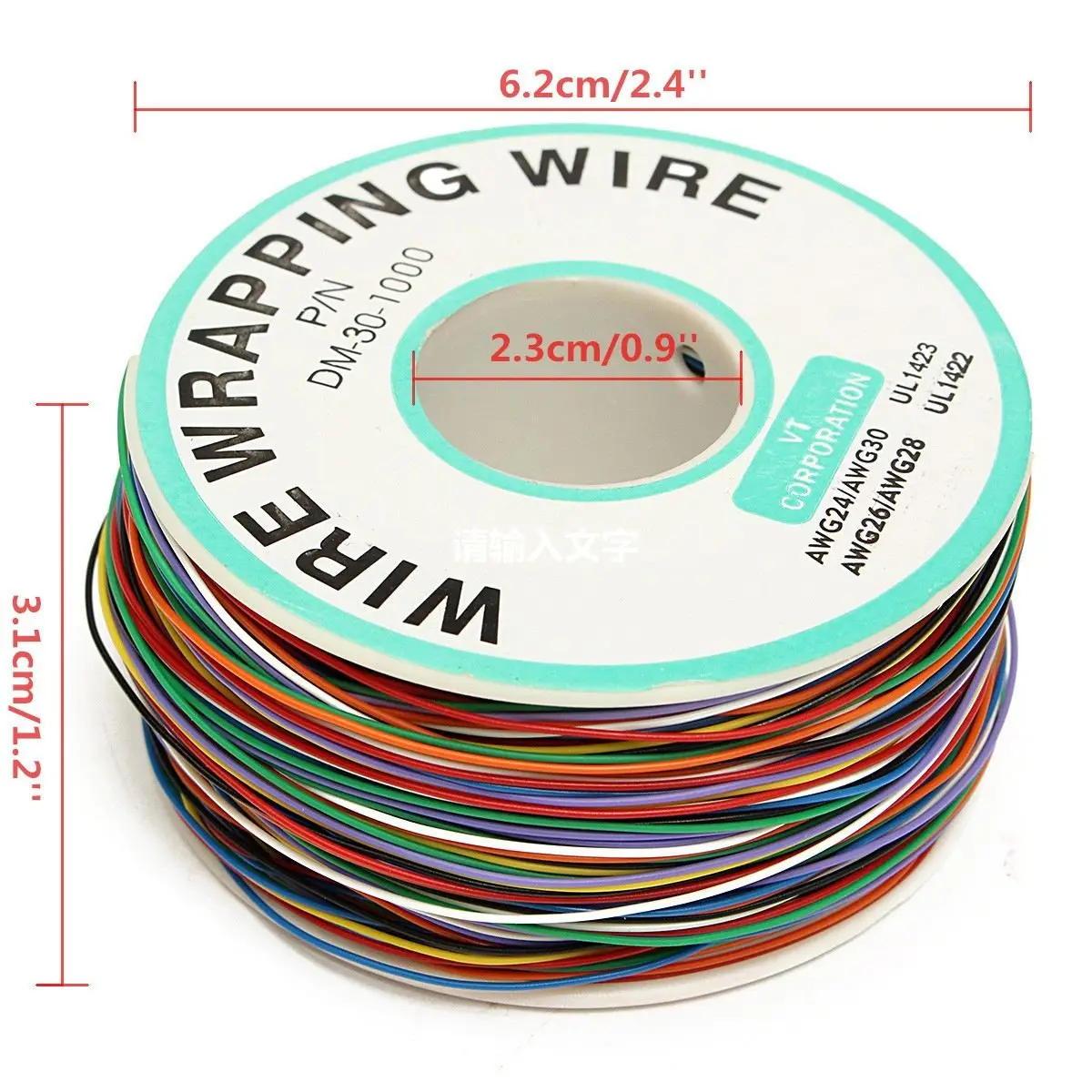 8 цветов 30AWG 0 25 мм электрические провода Оловянная медная проволока обмотка пин