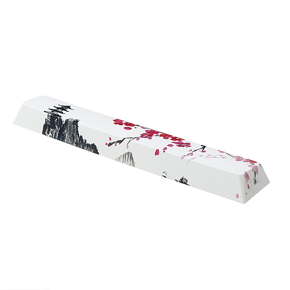 Пятисторонняя Dyesub PBT пагода Цветущая Слива пробел 6.25u Новинка Keycap