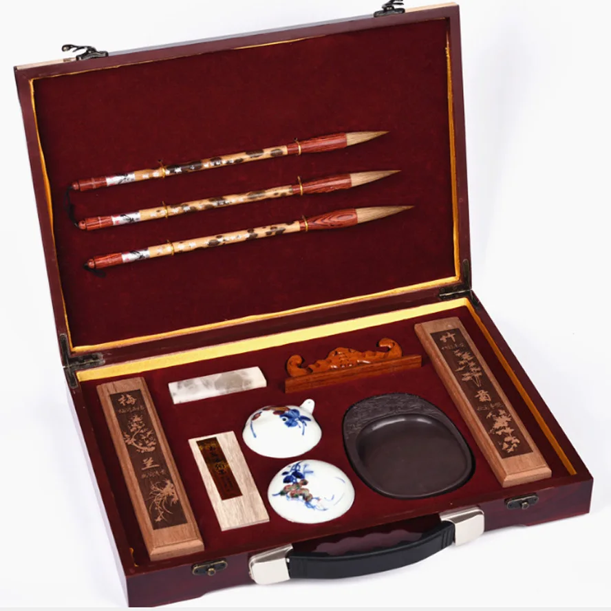 Набор для рисования каллиграфией 12 шт. набор кистей письма с печатью четыре