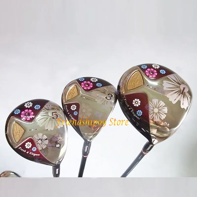 Новые женские Гольф клубы Maruman FL driver + fairway wood iron putte Golf полный комплект клюшек