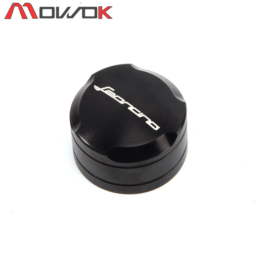Front black Мотоциклетный передний и задний цилиндр Тормозная топливная жидкость Крышка Резервуара крышка бака для Benelli Leoncino 500 BJ500 - Цвет: Front black