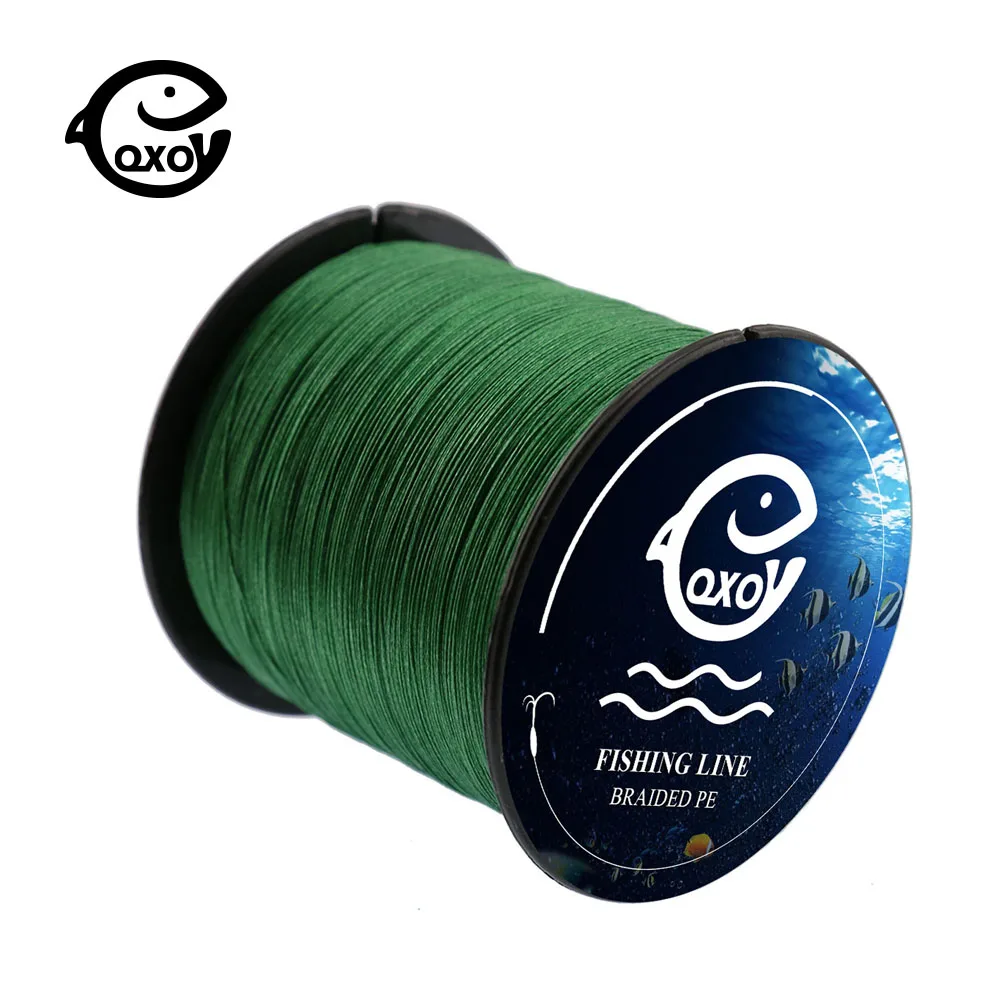 green QXO Peche леска мультифиламентная PE 8 стенды плетеная проволока Материалы рыболовный палантин 100 м 300 м 500 м Товары для рыбалки Hercules - Цвет: green