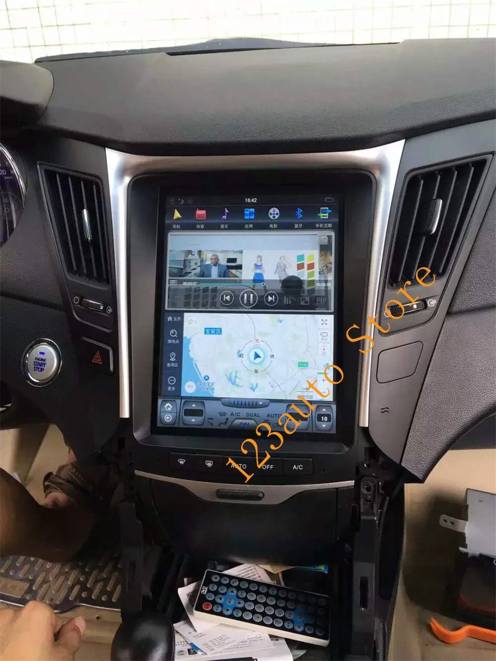 10 4 ''вертикальный автомобильный сенсорный экран в стиле Tesla стиль Android 8 1 DVD gps