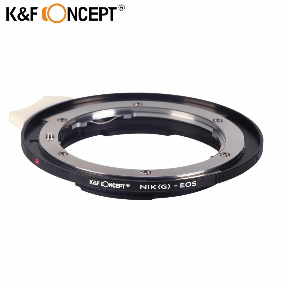 Адаптер крепления объектива K & F CONCEPT для Nikon G к EF креплению (D типа) корпусу камеры