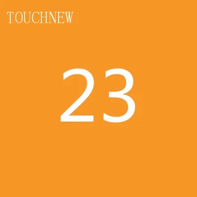 23 TOUCHNEW на заказ, одноцветные эскизные маркеры на спиртовой основе, двойная головка, кисть, маркеры, ручка для рисования, манга, товары для рукоделия, маркеры - Цвет: 23
