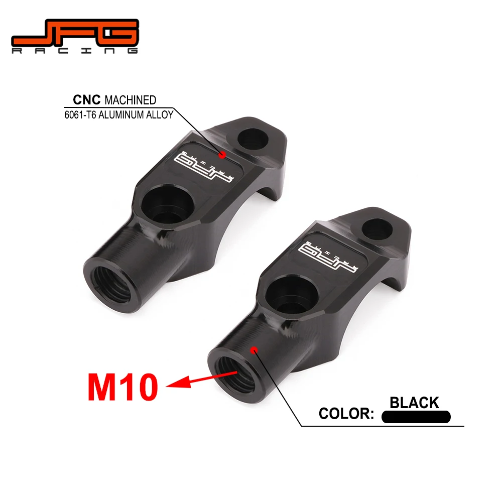 

Motorcycle Aluminum Mirror Base Rotating Bar Clamp For M10x1.25 Hand Thread Rear View Mirrors KTM EXC XC SX YZ YZF CR KXF KX WR