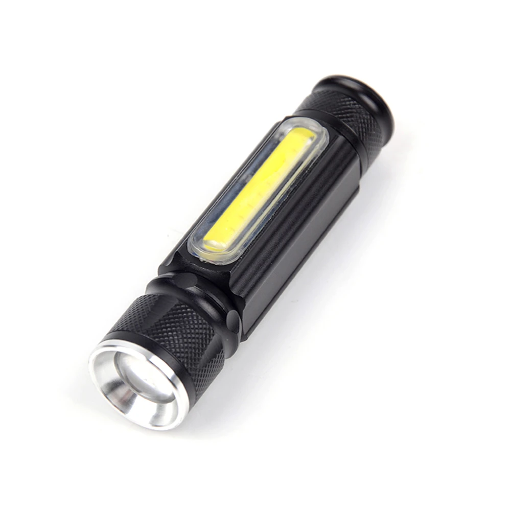 USB LED Flashlight XML-T6 Torch Magnetic COB Tactical Rechargeable Waterproof Lantern Zoom Light for Camping | Освещение