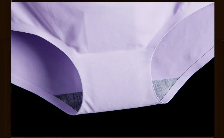 

4pcs/lot HOT Women's Panties ice briefs silk Cool and refreshing seamless underwear triangle big yards of female briefs M-3XL