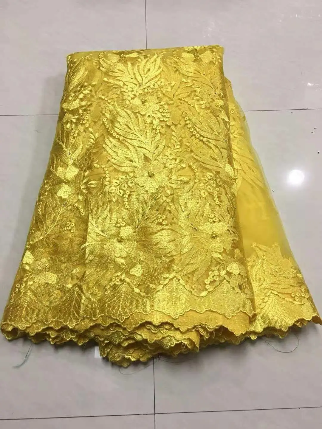 Последняя африканская кружевная ткань вышитая камнями французская Тюлевая 2018