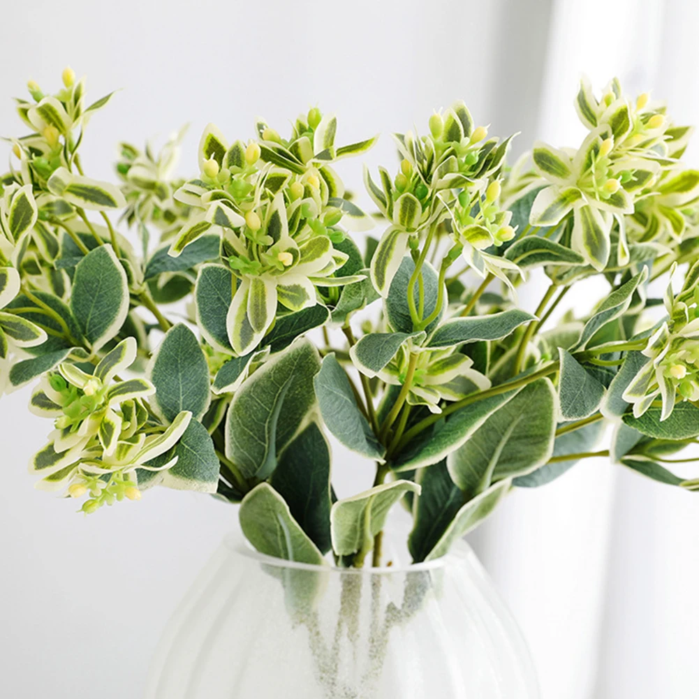 Искусственный цветочный букет 45 см искусственные листья искусственное растение