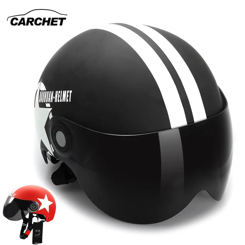 Шлем для мотокросса CARCHET 56 60 см мотоциклетный шлем с полулицевым покрытием
