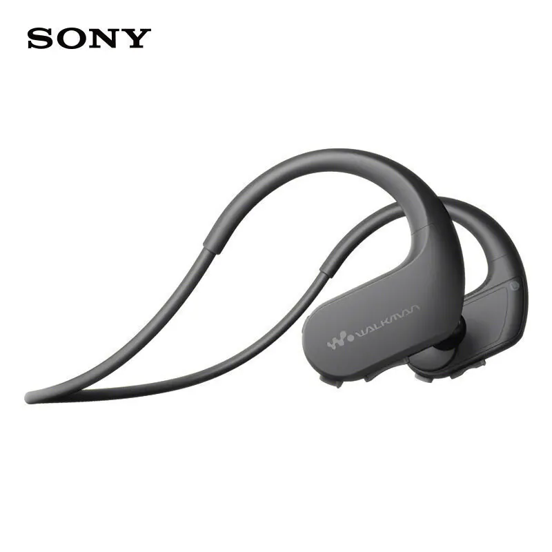 Sony наушники 4 Гб MP3 плеер мини спортивные наушники для плавания водонепроницаемые NW-WS413 наушники walkman ушные крючки - Цвет: Gary-4GB