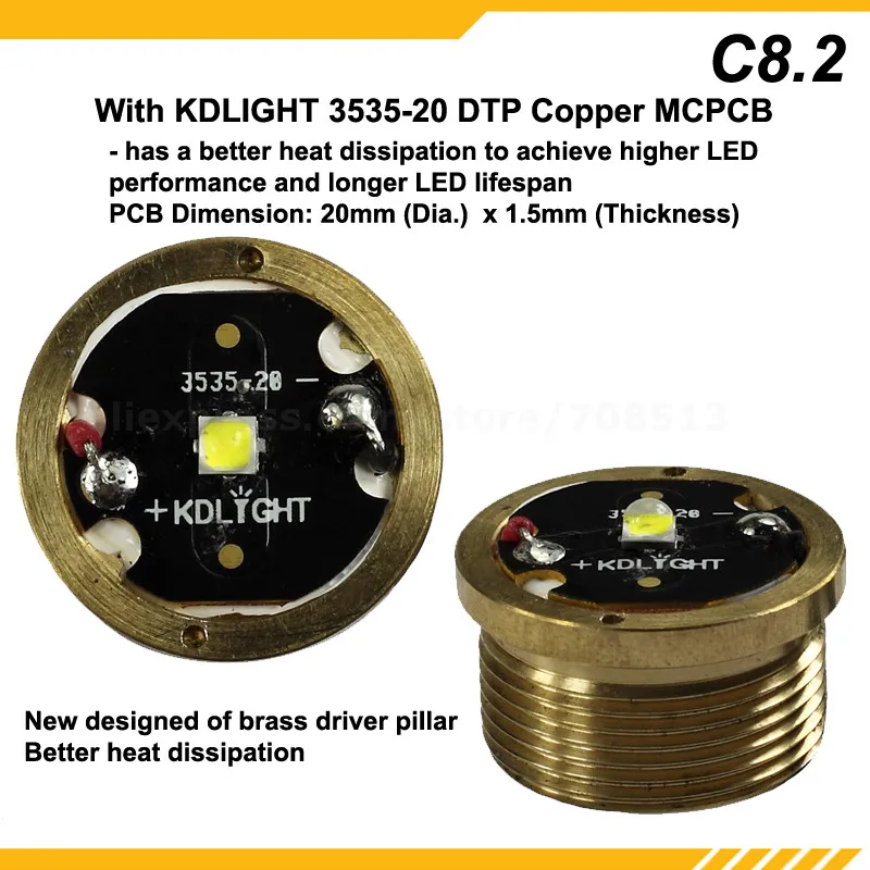 Новый KDLITKER C8.2 Cree XP L HD белый 6500K/нейтральный 5000K/теплый 3000K 1200 люмен светодиодный