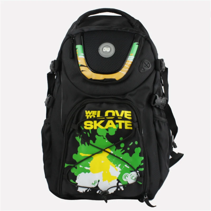 Model 2 Powerslide WE LOVE TO SKATE DC backpack Inline Skates Container JUST FOR SKATE Skating Bag for Roller Skate Shoes EUR 44 Maximum - Цвет: Model 2