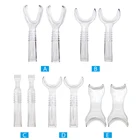 Автоматический стоматологический прозрачный ортодонтический Ретрактор для щек, Открыватель для губ, 5 типов на выбор