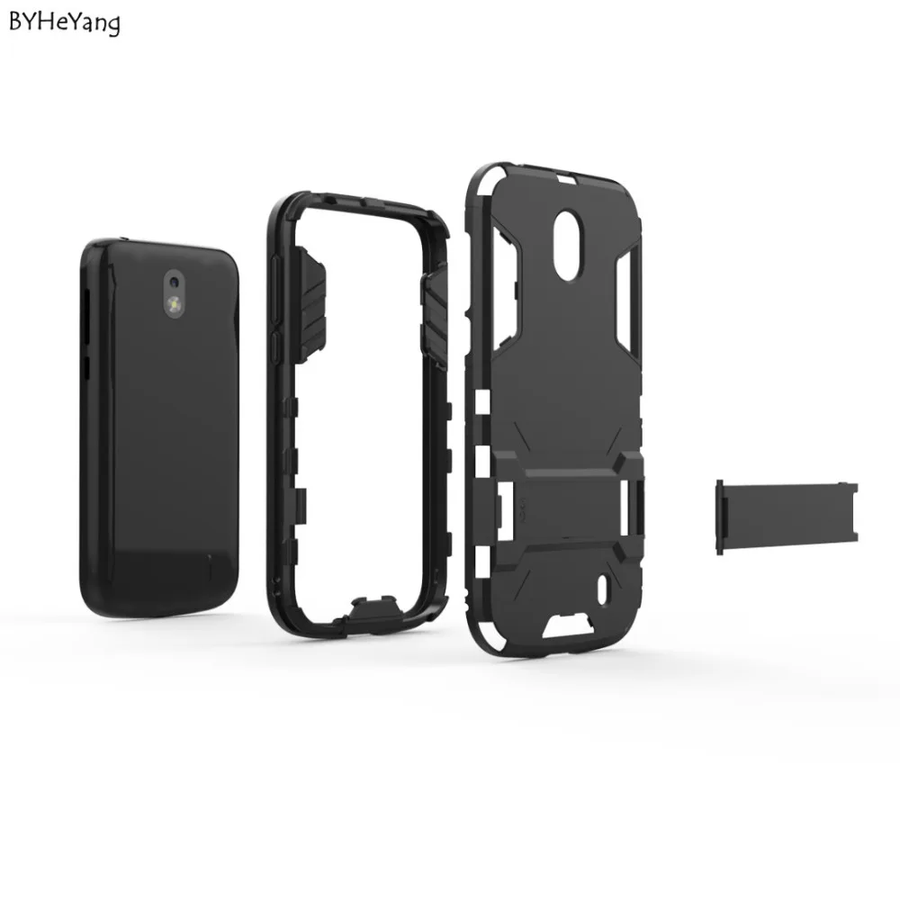 BYHeYang бронированный чехол для Nokia 2 телефона 1 мягкие силиконовые + пластиковые