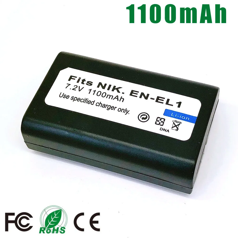 Фонарь Аккумулятор для Nikon EN EL1 ENEL1 Coolpix 500 775 880 885 990 995 4300 4500 4800 5000 5400 фонарь NP800 A200