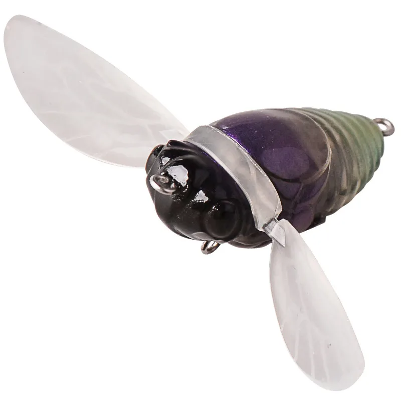 Новинка, Cicada, рыболовные приманки, 40 мм, 6,1 г, VMC, крючок, жесткая приманка, Isca, искусственная приманка, Para Pesca Leurre Souple, Япония, рыболовные воблеры